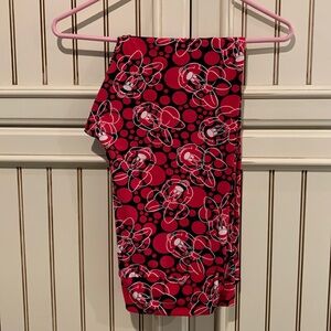 LuLaRoe leggings brand new never worn size tall and curvy. Disney Minnie Mouse